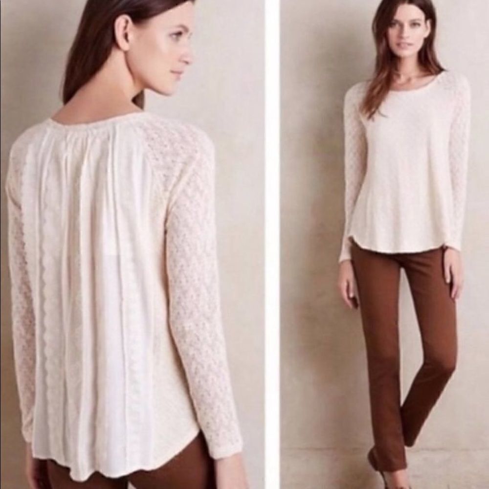 Anthropologie One September Rosanella Pullover S